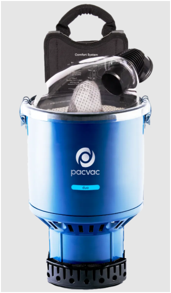 Pacvac Superpro DUO 700 Backpack Vacuum Quite Powerful and Robust