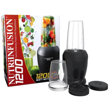 NutriInfusion 1200W Blender (8 Piece Set - Inc 2 Cups)