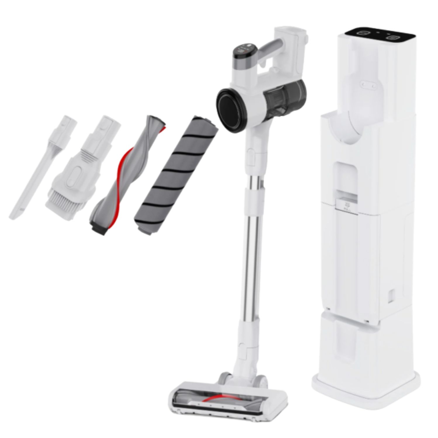 KRAPOF Stick Vacuum cleaner with Auto Clean Self Empty Slim Power vac cordless