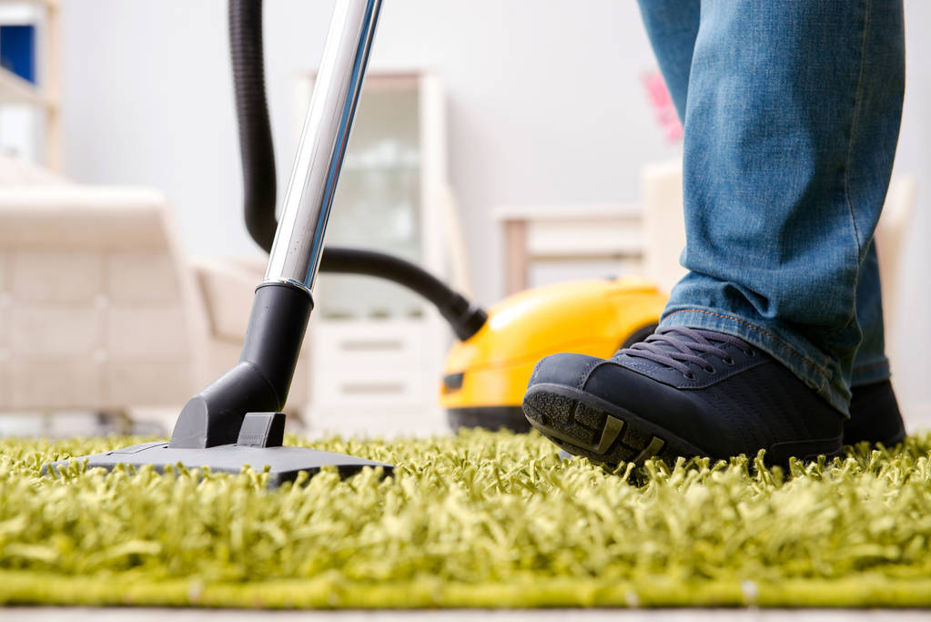 cleaning floor carpet