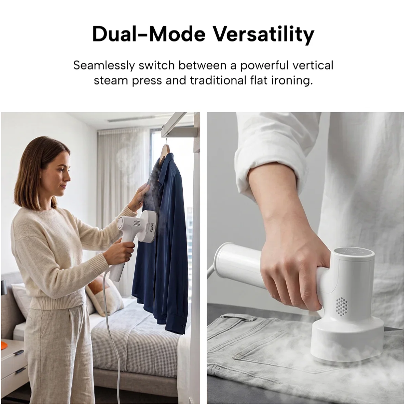 KLEVA AirPress 2-in-1 Portable Garment Steamer Travel Iron - Image 10
