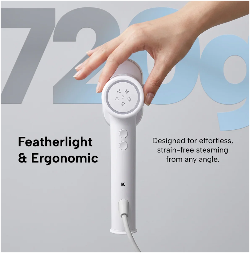 KLEVA AirPress 2-in-1 Portable Garment Steamer Travel Iron - Image 9