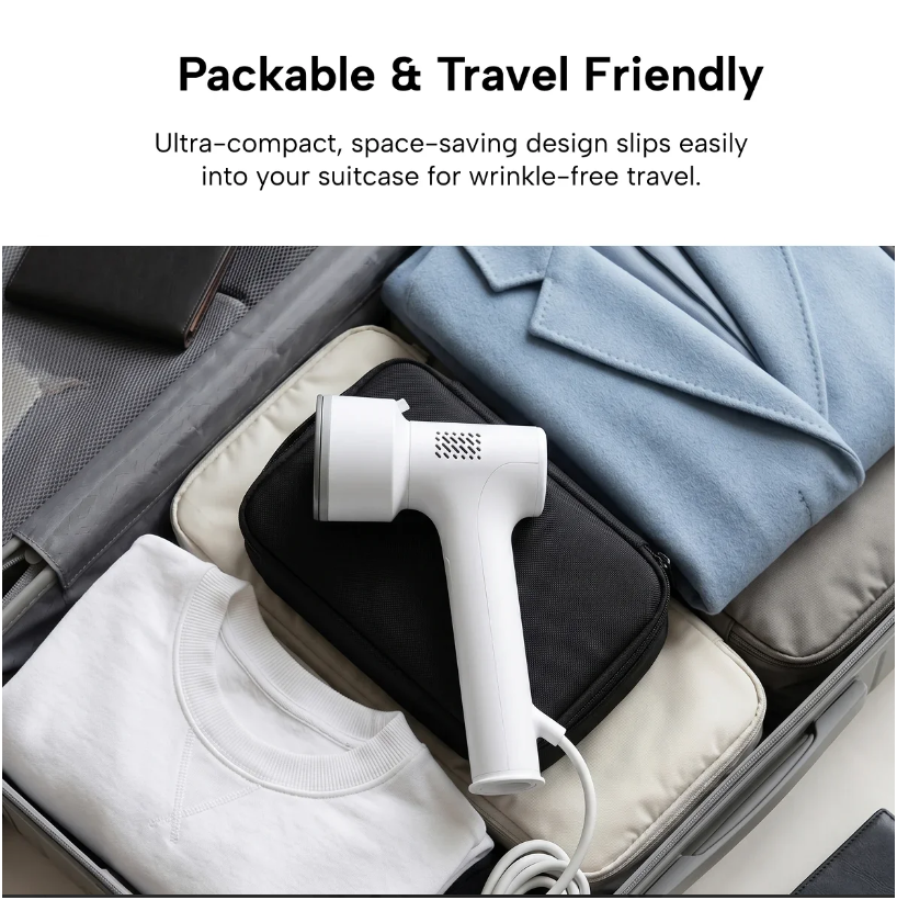 KLEVA AirPress 2-in-1 Portable Garment Steamer Travel Iron - Image 5
