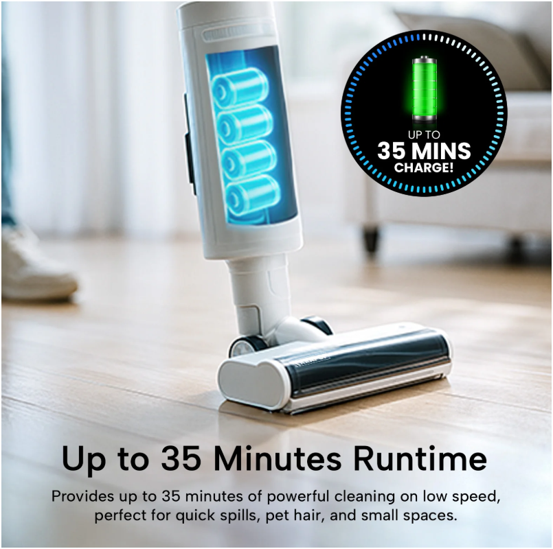 KRAPOF Compact Clean Self-Empty Cordless 2-in-1 Handy Vacuum Cleaner + Stick Vac - Image 8