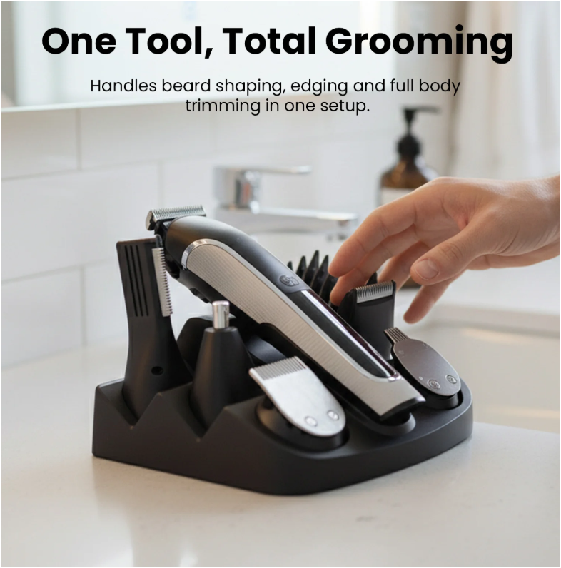 KLEVA TrimMaster 16-in-1 Multifunctional Premium Body and Beard Hair Trimmer - Image 12