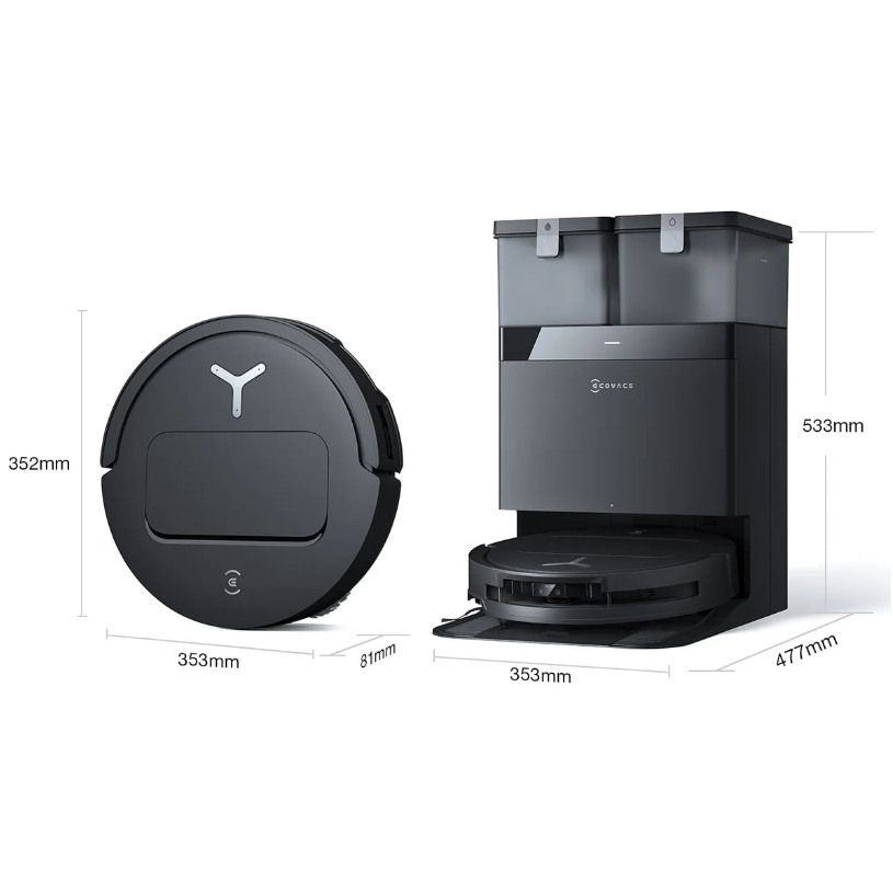 Ecovacs Deebot T50 Pro Omni Vacuum Cleaner (Black) - Image 4