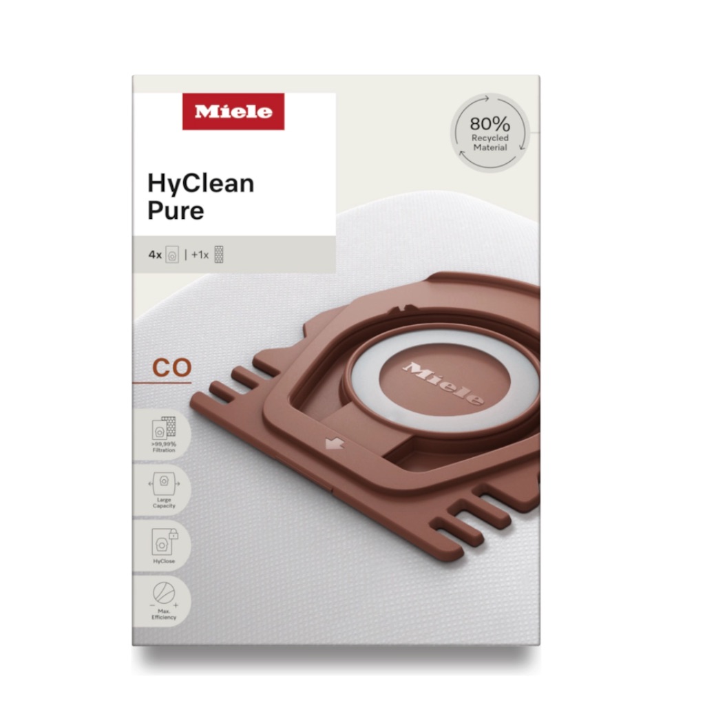Miele TU HyClean Pure Vacuum Bags Fits Guard M1 Guard S1 Models