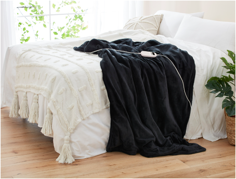Dimplex Heated Throw Charcoal - Image 2
