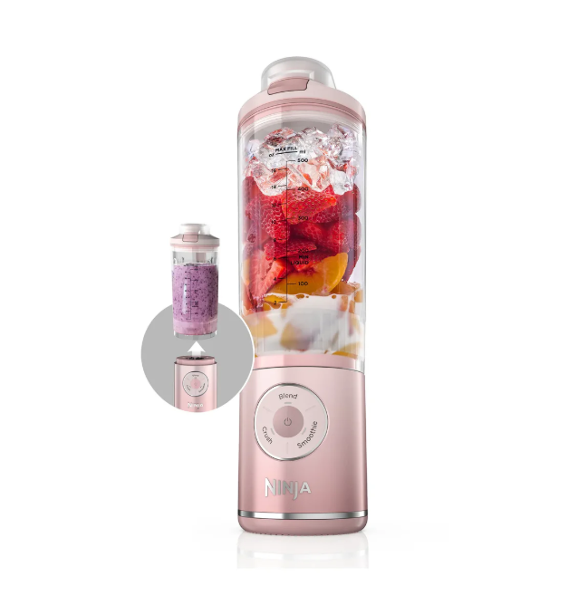 Ninja Blast Max Cordless Portable Blender BC251PK Dusty Pink