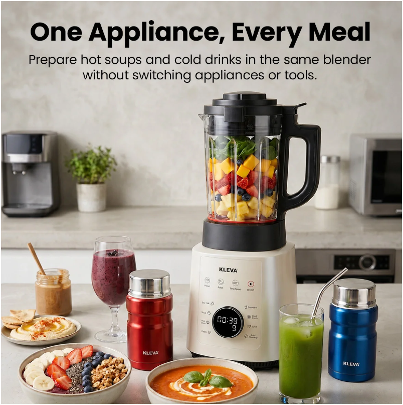Mealio Hot and Cold Blender Professional Soup Maker Smoothie Blender - Image 4