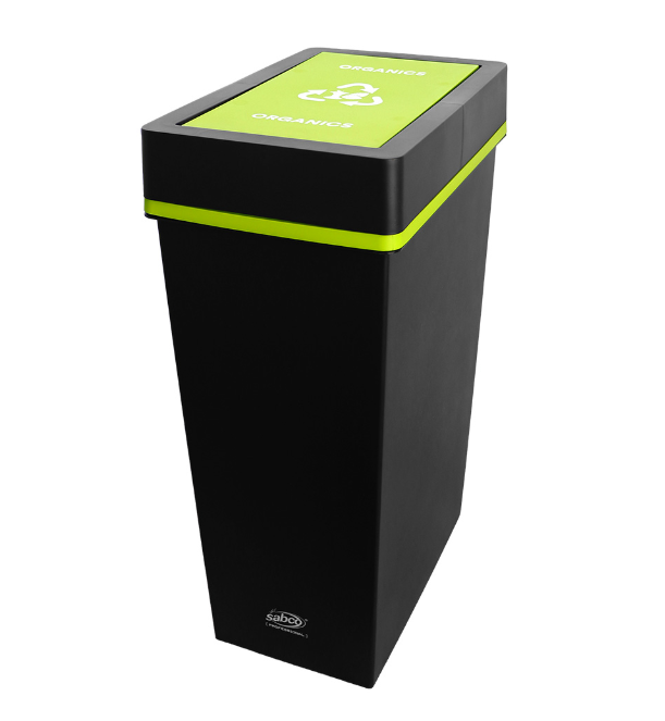 Sabco Professional EnviroPlastic Deluxe Recycling Organics bin 40L
