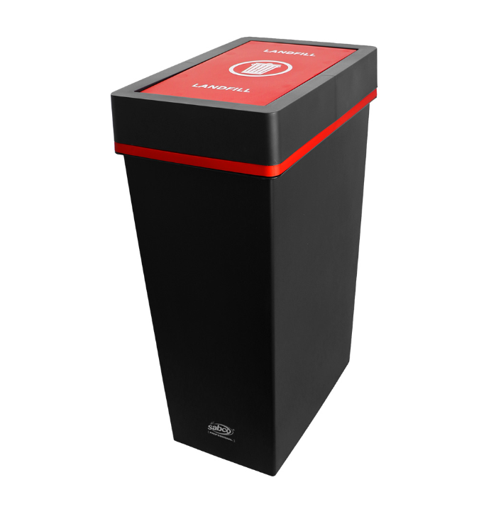 Sabco Professional EnviroPlastic Deluxe Recycling Landfill bin 40L