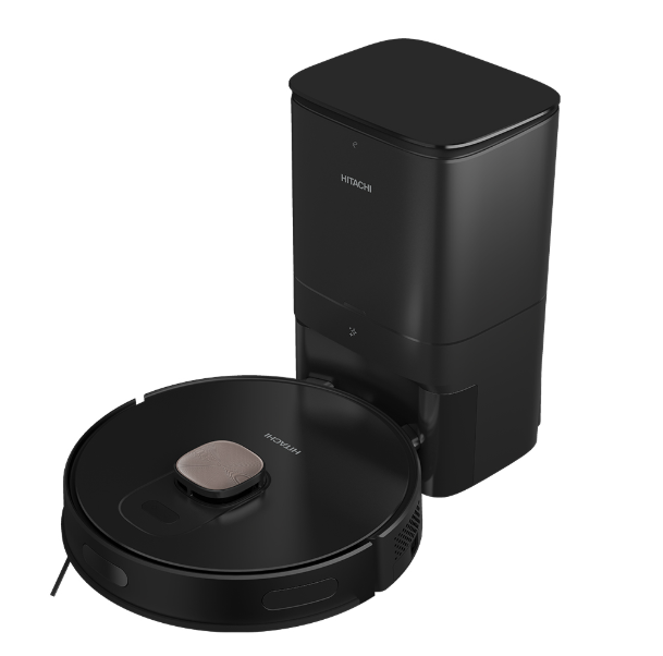 Hitachi Robot Vacuum Cleaner with Auto Dust Station RV-X20DPBKCG
