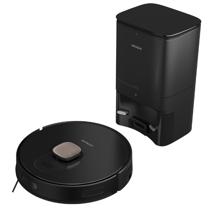 Hitachi Robot Vacuum Cleaner with Auto Dust Station RV-X20DPBKCG - Image 2