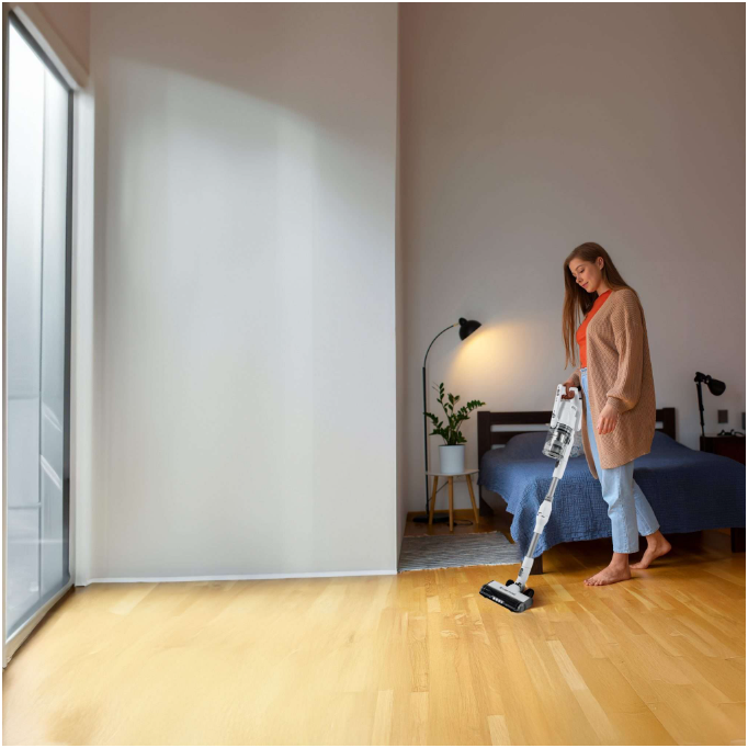 Kleenmaid Cordless Stick Vacuum Cleaner with Easy-Reach-Split Wand - Image 5