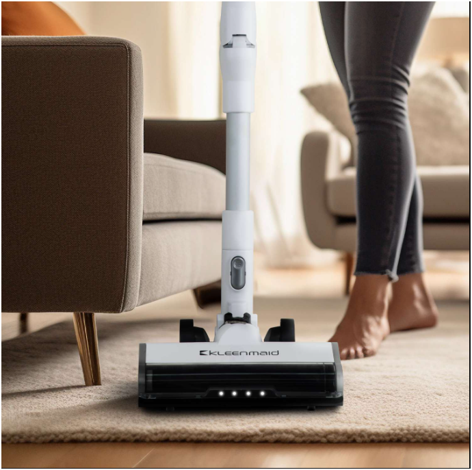 Kleenmaid Cordless Stick Vacuum Cleaner with Easy-Reach-Split Wand - Image 6