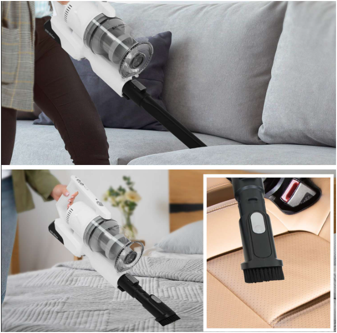 Kleenmaid Cordless Stick Vacuum Cleaner with Easy-Reach-Split Wand - Image 11