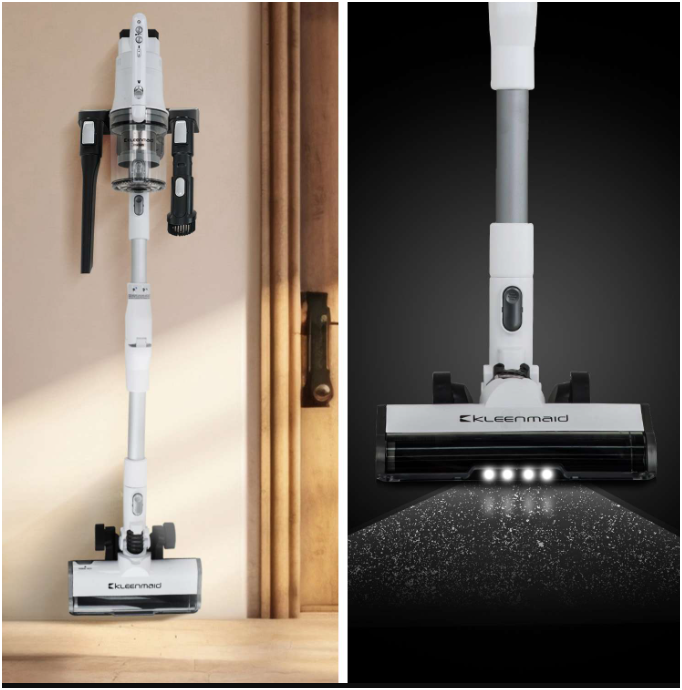Kleenmaid Cordless Stick Vacuum Cleaner with Easy-Reach-Split Wand - Image 13