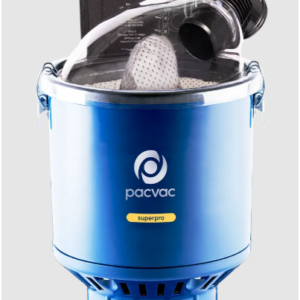 Pacvac Superpro 700 Commercial Dry Backpack Vacuum Cleaner with upgraded harness