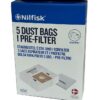 Geniune Nilfisk Bravo Vacuum Cleaner Bags #30050002