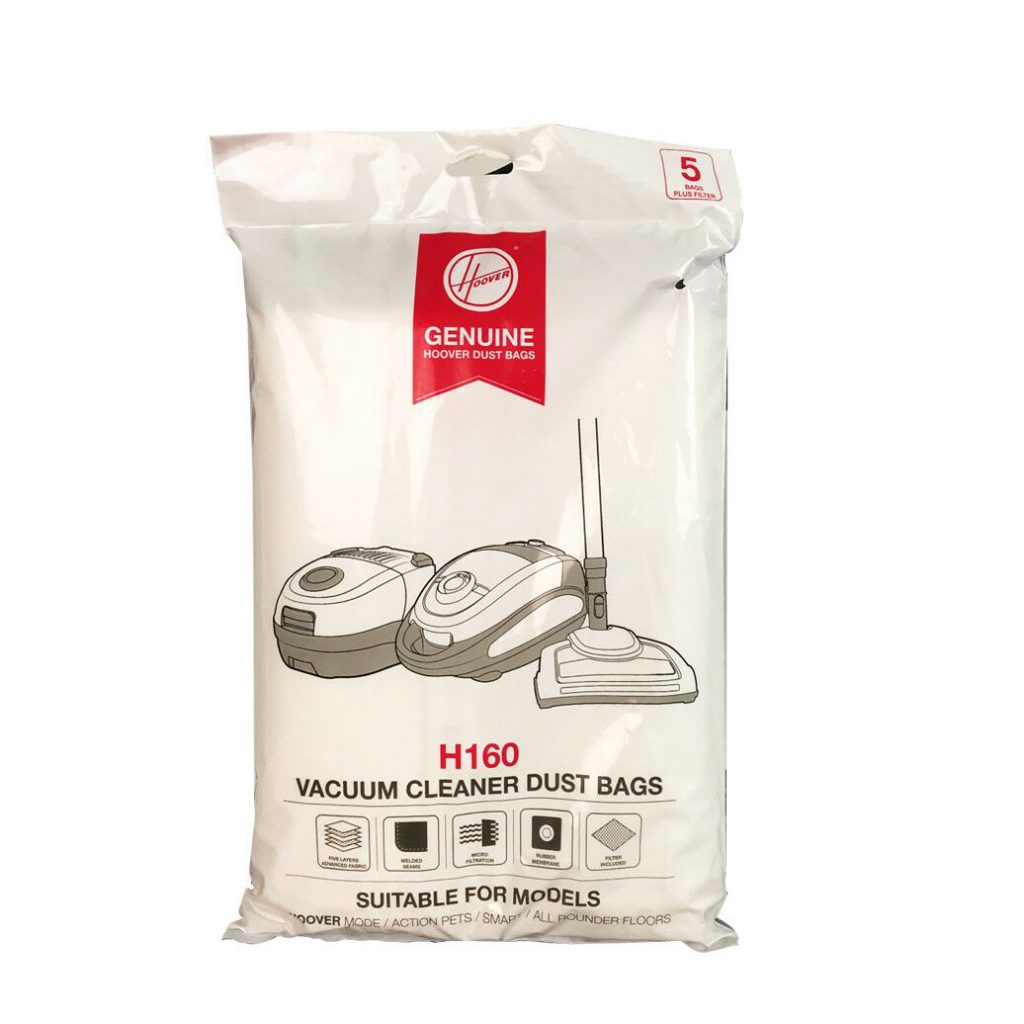 GENUINE HOOVER VACUUM BAGS H160