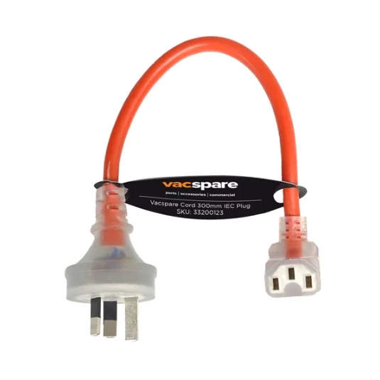 IEC Extension Cord with Plug (300mm Length)