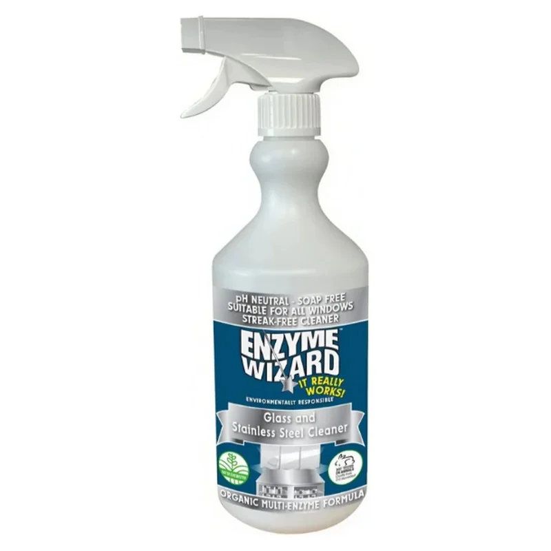 Enzyme wizard Glass and Stainless Steel Cleaner Enzyme Wizard 750ML