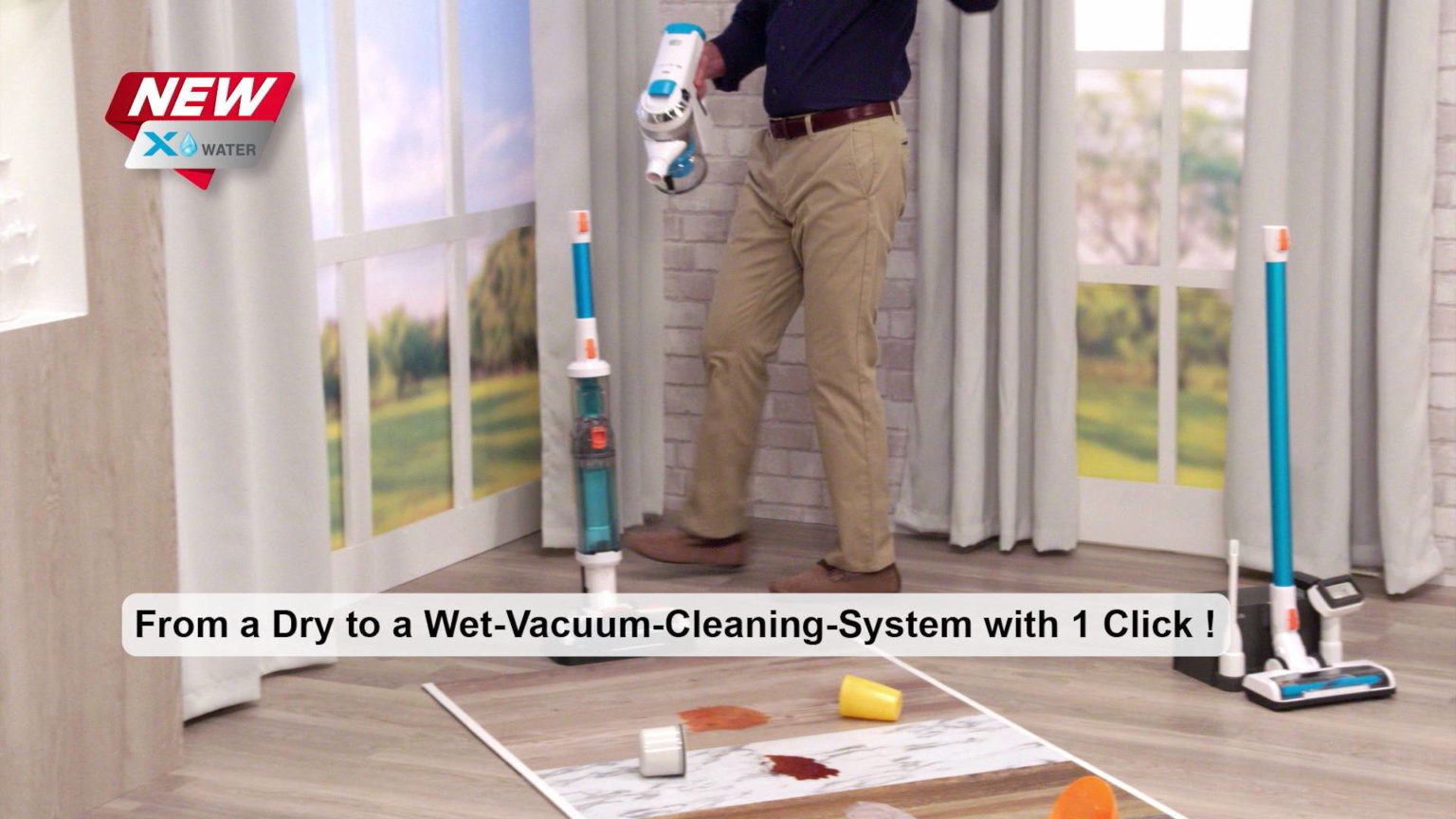 Invictus X7" cordless vacuum cleaner Water Attachment Vacuum System