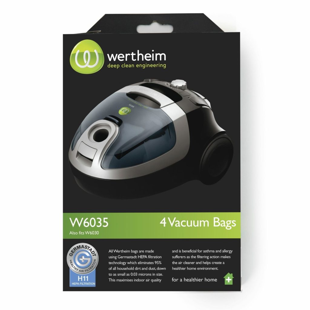 Wertheim Vacuum Cleaners Bags on line or in our retail outlet store