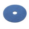 12-inch Blue Wet Scrubbing and Medium Duty Spray Cleaning Pads - 5 Pack (PAD-BLU-12)