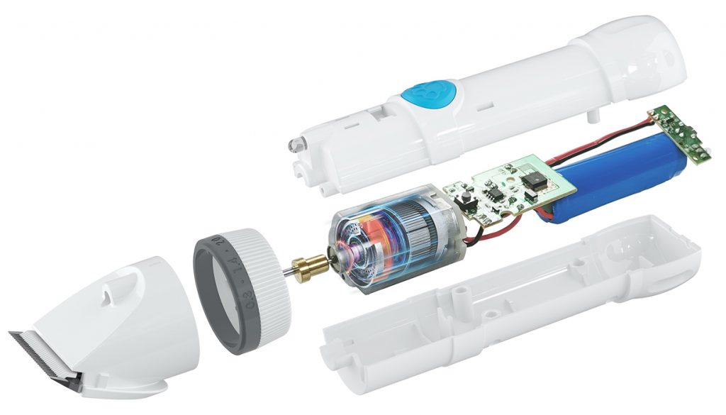 Paw Perfect Rechargeable and or Corded Pet Fur Trimmer Vacuum System