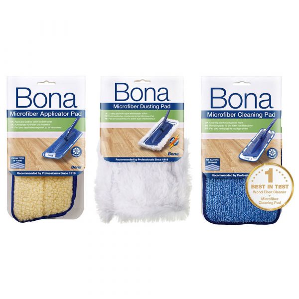 Bona Microfibre Pad Pack 3pk