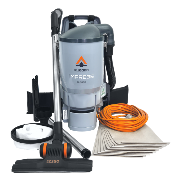 Rugged Impress Commercial Backpack Vacuum Cleaner