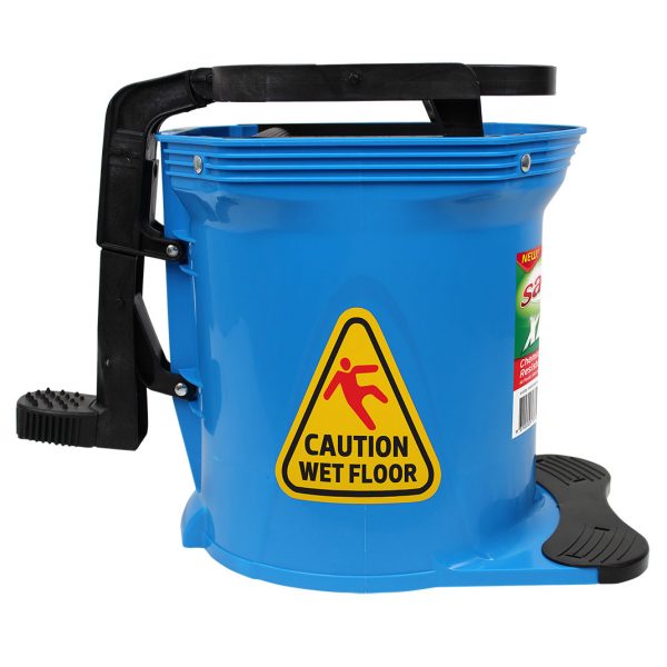 Sabco Xtra Large Mouth Mop Wringer Bucket Agitator Blue - Image 3