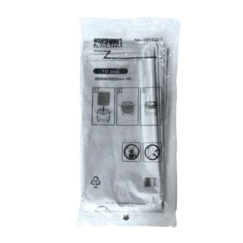 MAKITA PLASTIC TUB LINER VACUUM BAGS (5PK) SUITS VC4210 (W107418355)