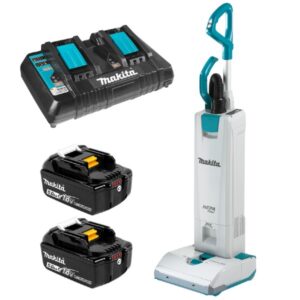 Makita Upright Vacuum Cleaner Cordless  36V (18V x 2) 5.0Ah Li-on Brushless Kit DVC560PT2