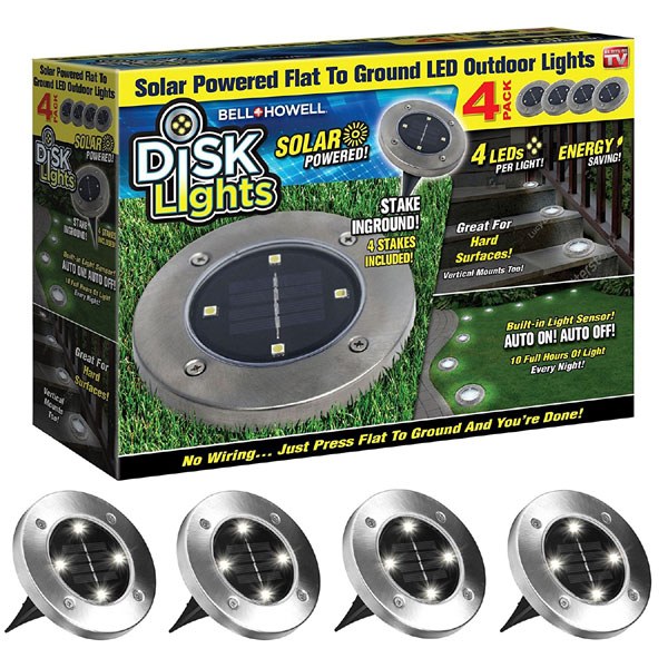 Swivel Disk Lights (Solar LED Lights Pack)