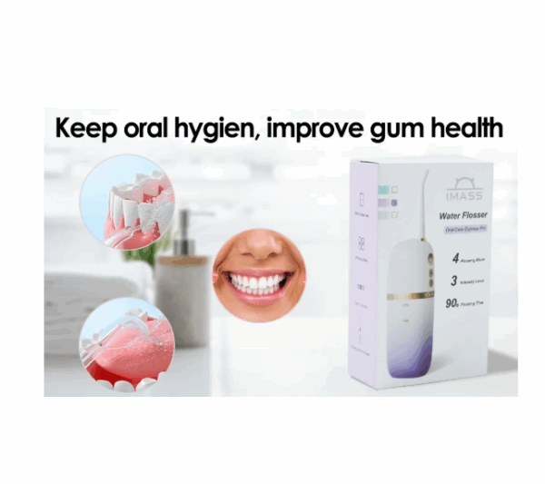 Oral Care Express Pro Cordless Portable Water Flosser & Oral Irrigator for Teeth Cleaning- AQUA - Image 6