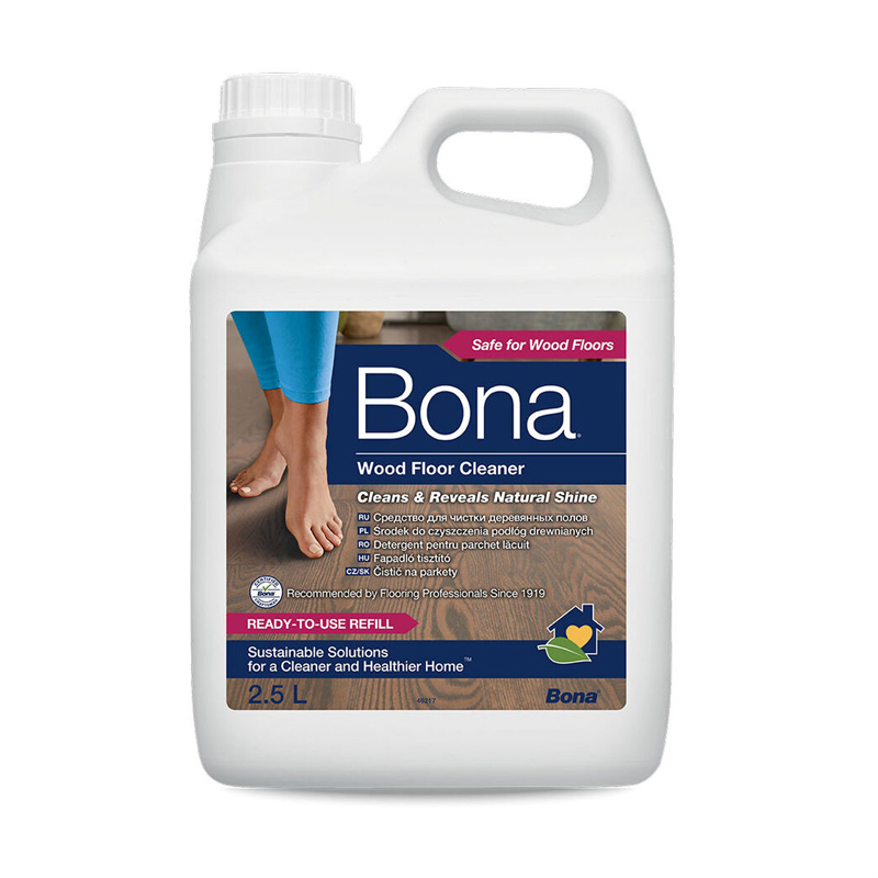 Bona Hardwood Floor Cleaner 2.5L For Timber Wooden Floors Cleaning