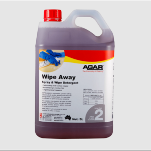 5L Agar Wipe Away Powerful grease cutting rapidly removes soilage