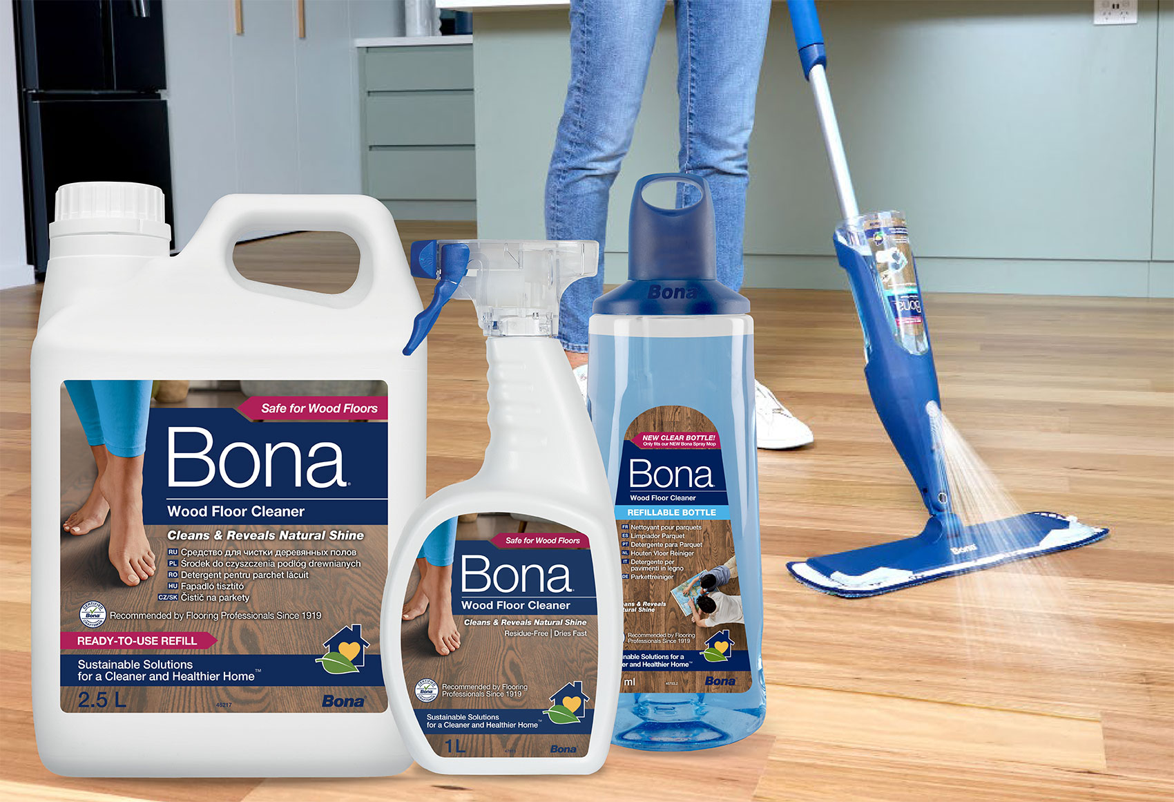 Bona Wood Floor Cleaner Solutions - Vax Filters