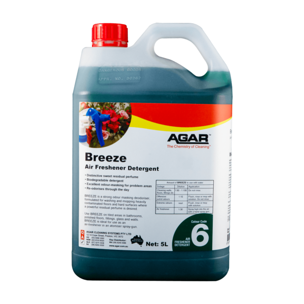 5L Agar Breeze Detergent and Air Freshener