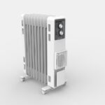 Dimplex 2.4kW Oil Column Heater with Turbo Fan - Arctic White
