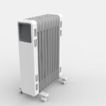 Dimplex 2.4kW Oil Column Heater with Turbo Fan - Arctic White - Image 2