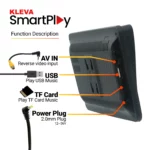 Kleva SmartPlay XL 10" HD Universal Touchscreen Apple CarPlay Android Auto Wireless - Image 2