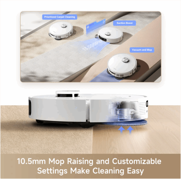 Dreame L30 Ultra S Robot Vacuum and Mop with Self-Cleaning and Auto-Empty Dock - Image 5
