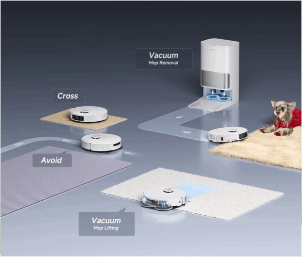 Dreame L40S Ultra Robot Vacuum and Mop with Self-Cleaning and Auto-Empty Dock - Image 6