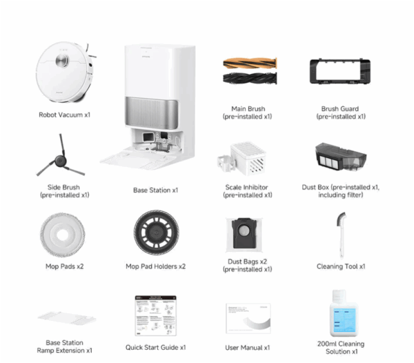 Dreame L40S Ultra Robot Vacuum and Mop with Self-Cleaning and Auto-Empty Dock - Image 8