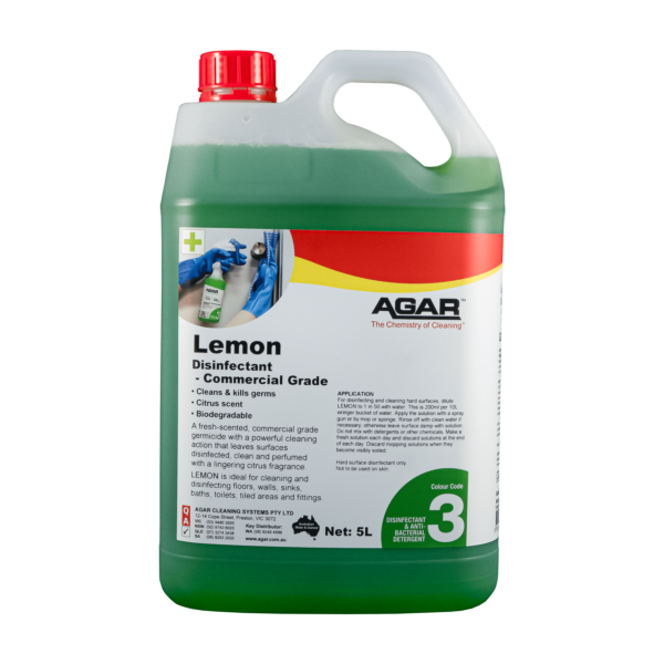 5L Agar Lemon Commercial grade disinfectant