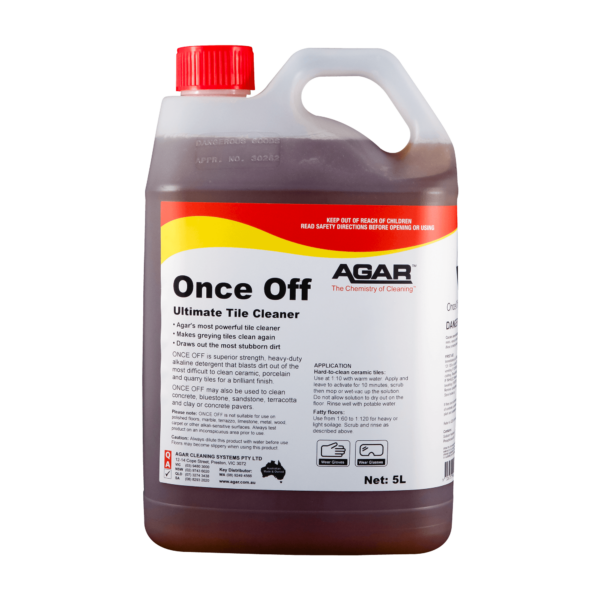 5L Agar Once Off heavy-duty tile cleaner